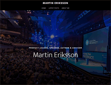 Tablet Screenshot of martineriksson.com